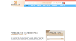 Desktop Screenshot of amerihomehealthcare.com